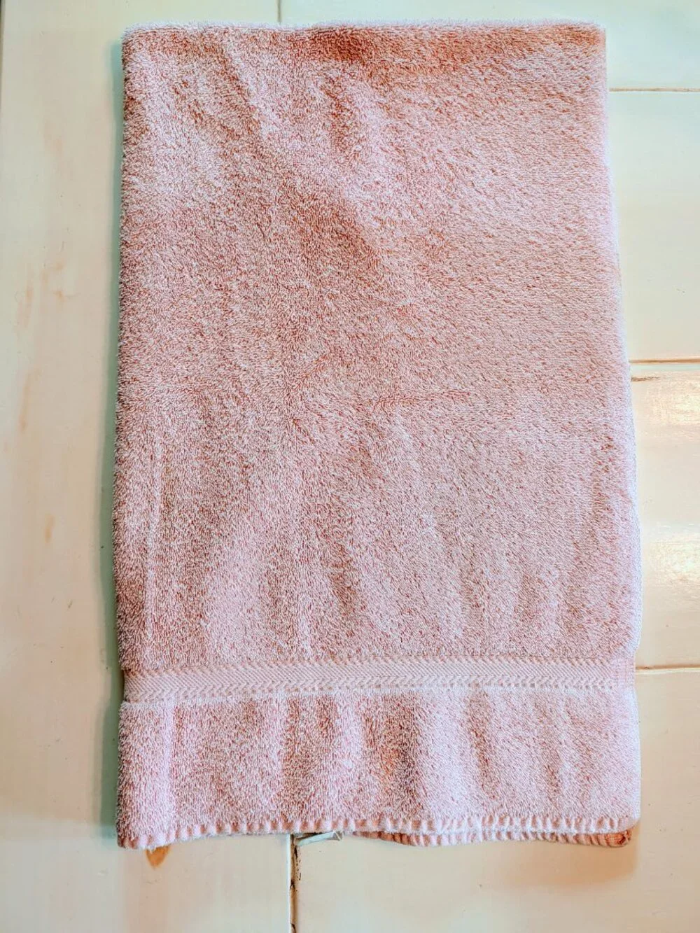 VTG Martex English Rose Pink Towel Set Bath & Hand Towel Cottagecore Cotton 80s
